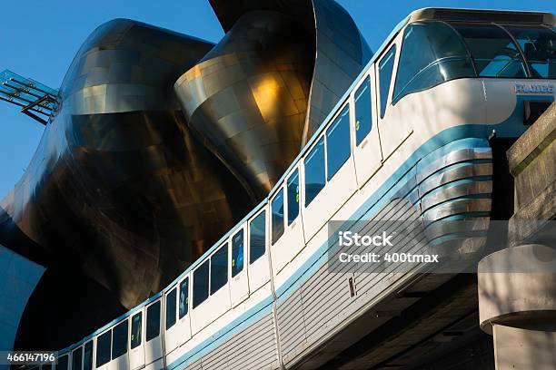 Seattle Monorail Stock Photo - Download Image Now - Cultures, Downtown District, Editorial