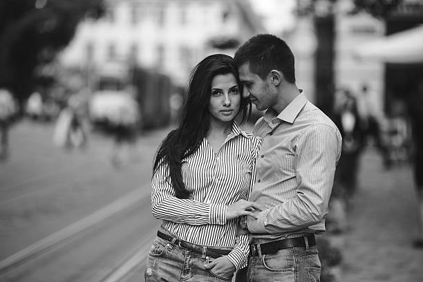 istock Couple have fun in the city 466150624