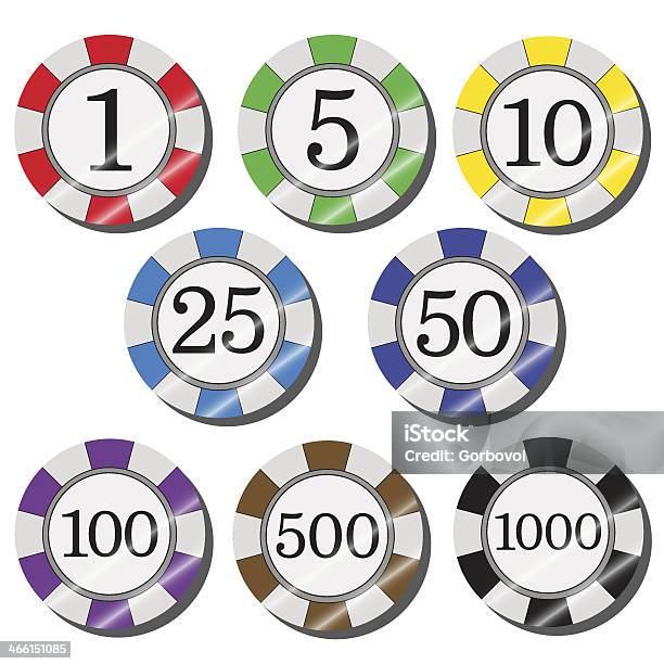 Casino Chips Stock Illustration - Download Image Now - Abstract, Activity, Backgrounds