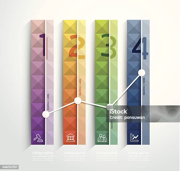 Modern Geometric Graph Design Infographic Template Stock Illustration ...