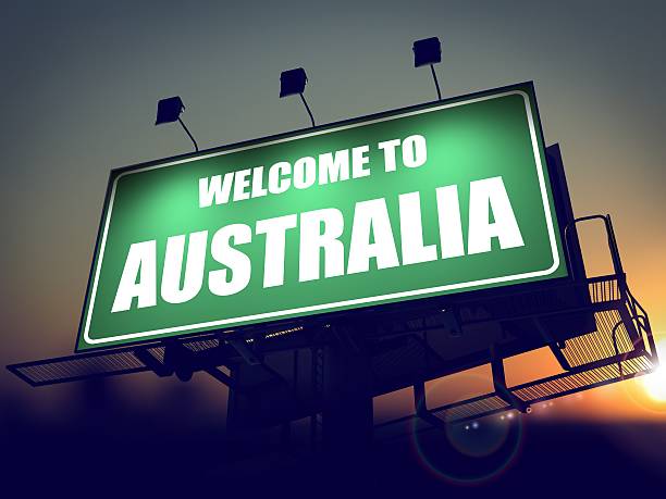 istock Billboard Welcome to Australia at Sunrise. 466155975