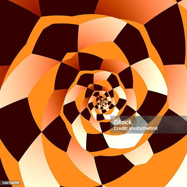 Artistic Spiral Abstract Recursive Art Decorative Fantasy Background Creative Loop Stock Photo - Download Image Now