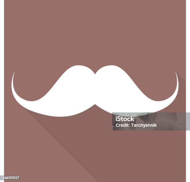 Hipster Moustaches Icon Stock Illustration - Download Image Now - 1960-1969, 60-69 Years, 70-79 Years