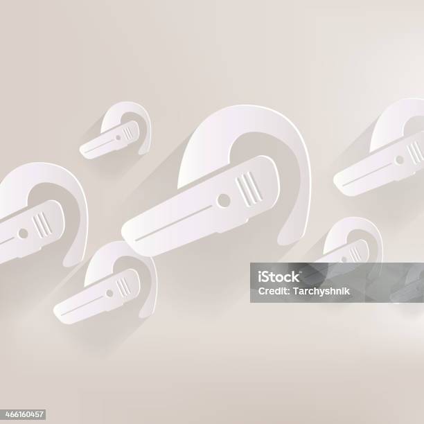 Bluetooth Headset Icon Wireless Connection Stock Illustration - Download Image Now - Animal Body Part, Animal Ear, Biological Cell