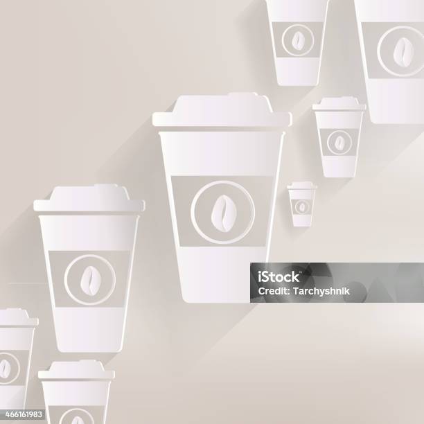 Takeaway Paper Coffee Cup Ico Stock Illustration - Download Image Now - Ajar, Black Color, Cafe