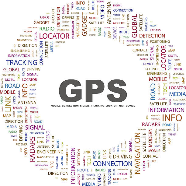 ilustraciones, imágenes clip art, dibujos animados e iconos de stock de gps. - satellite global positioning system surveillance satellite dish