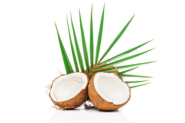 istock Coconut with green leaves 466169450