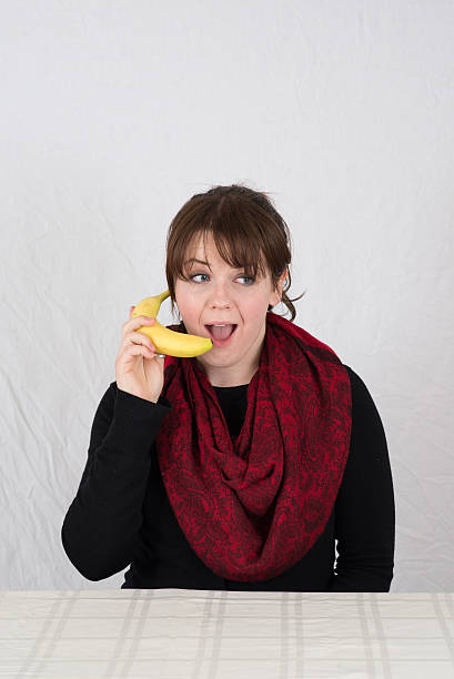 Banana Telephone stock photo