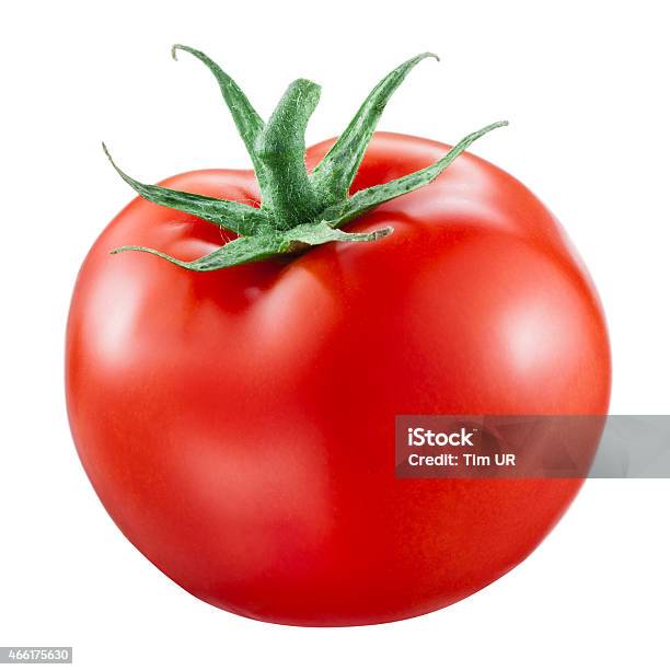 Tomate Die Isoliert Auf Weißem Hintergrund Stockfoto und mehr Bilder von Tomate - Tomate, Freisteller – Neutraler Hintergrund, Weißer Hintergrund