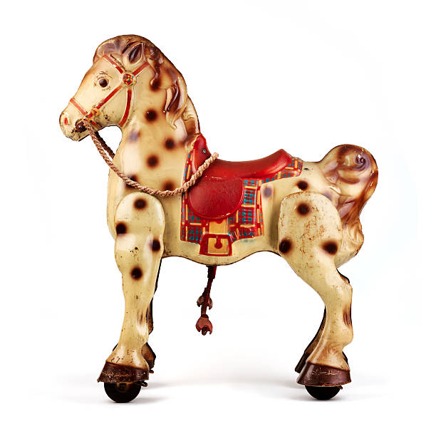 istock Vintage Toy Horse (Clipping Path) 466176891