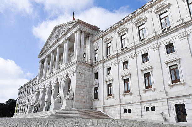 Portuguese Parliament, Lisbon (Portugal) stock photo