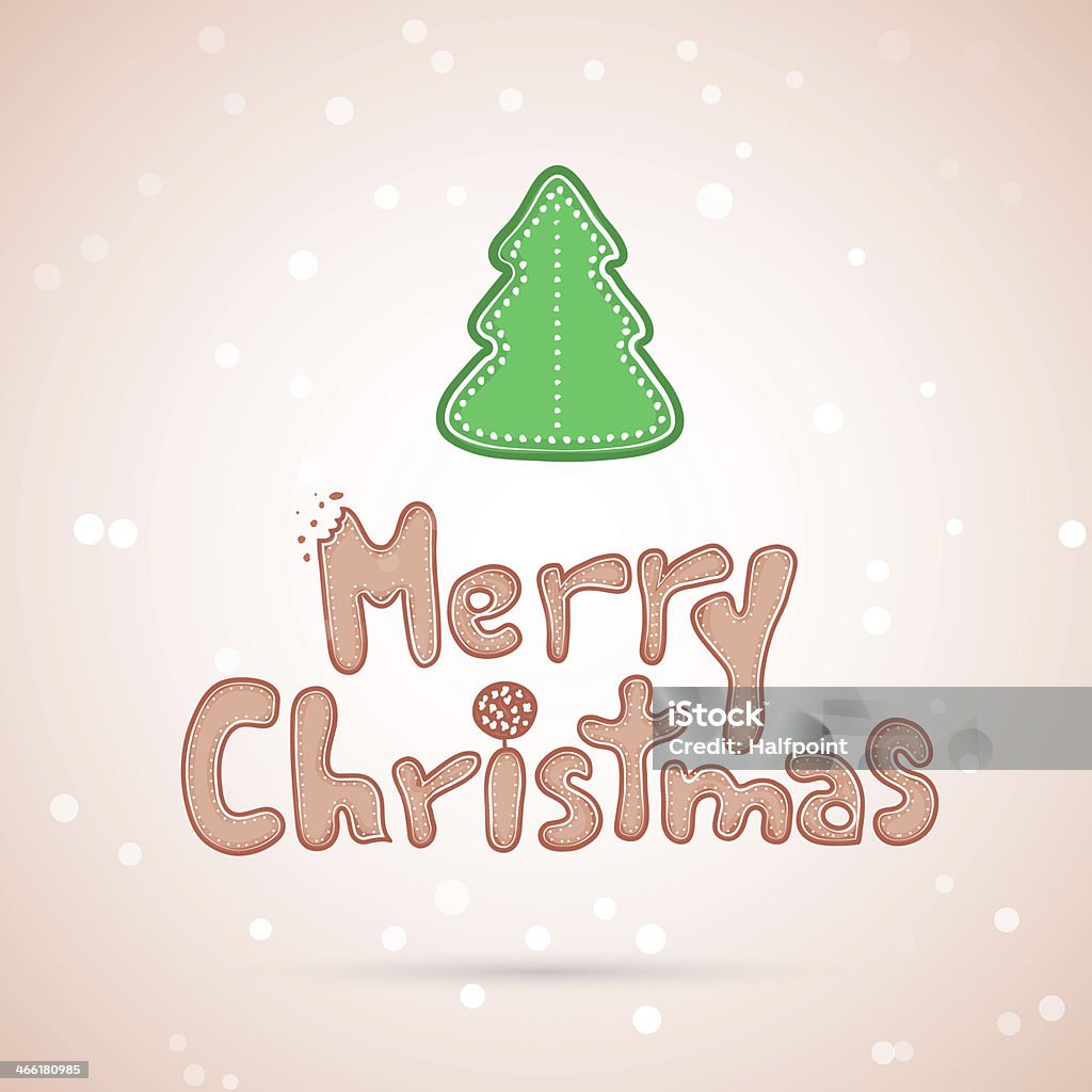 Christmas illustration Simple christmas vector illustration with short wish Abstract Stock Photo