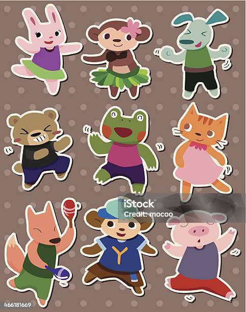 Animal Dance Stickers Stock Illustration - Download Image Now - Animal, Animal Wildlife, Bear - iStock Animal Dance Stickers Stock Illustration - Download Image Now - Animal, Animal Wildlife, Bear - iStock