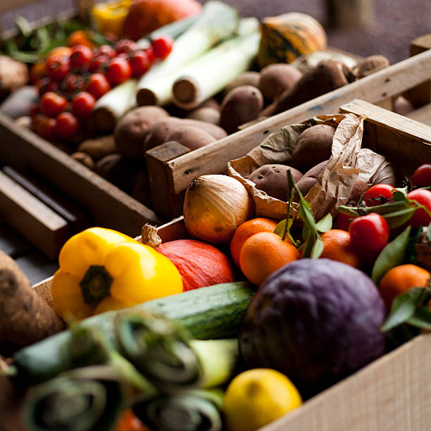 야채 - farmers market market farmer community 뉴스 사진 이미지