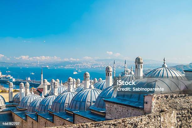 Suleymaniye Mosque Istanbul Stock Photo - Download Image Now - Ancient, Architecture, Blue