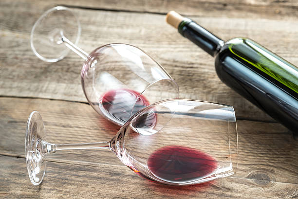 赤ワイン グラス - corked ストックフォトと画像