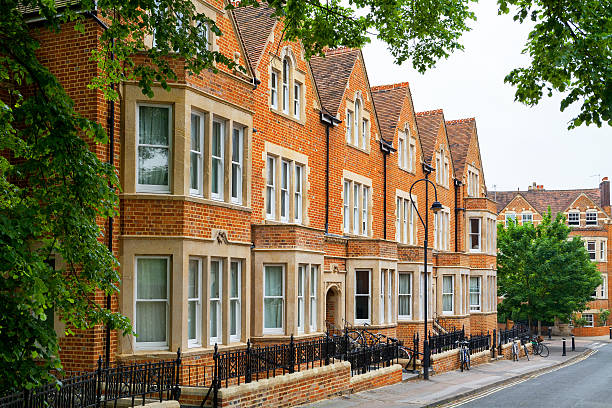 istock Town houses. Oxford, England 466183698