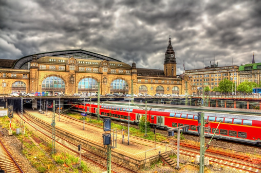 Hamburg central railway station - Germany