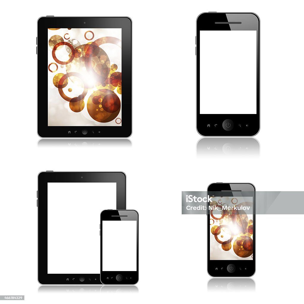 携帯電話、タブレット pc - イラストレーションのロイヤリティフリーストックフォト