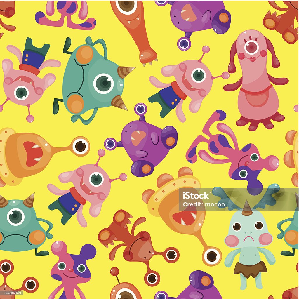 Monster Body Patterns Seamless Monster Pattern Stock Illustration - Download Image Now ...