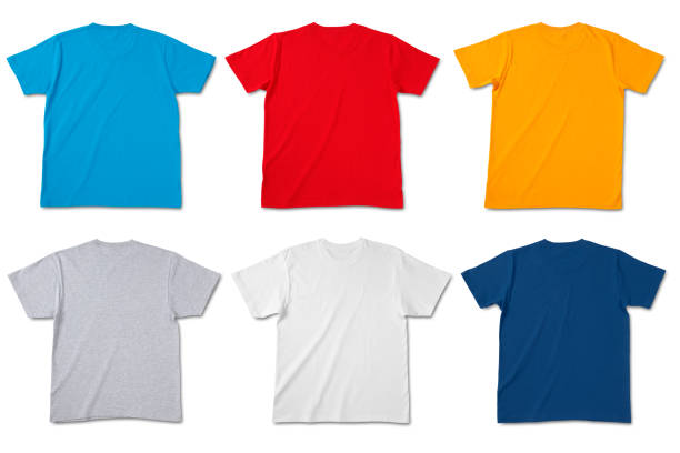 Blank Back of T-shirts/clipping path