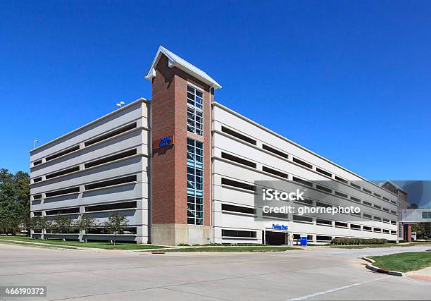 Modern Parking Garage Stock Photo - Download Image Now - 2015, Architectural Feature, Built Structure
