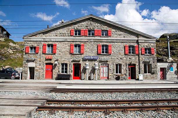 istock Italy - Switzerland - The Red Train Bernina Express 466190678