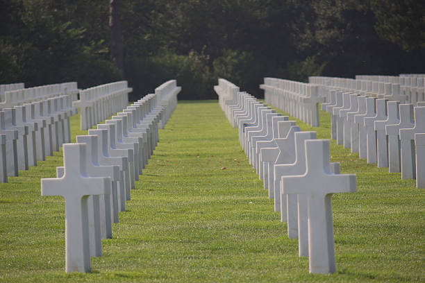 istock Graves at Normandy American Cemetery and Memorial 466193712