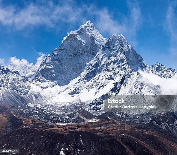 Ama Dablam 76mpix Xxxxl Dimensione Himalaya Intervallo - Fotografie stock e altre immagini di Ama Dablam