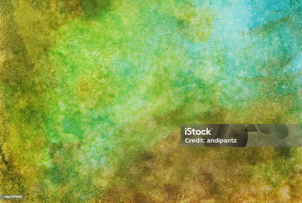 Vibrant textured background painted with watercolors Hand painted mixed media background with vibrant colors. Brown Stock Photo