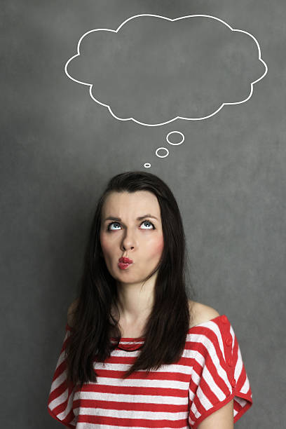 istock Young woman thinking bubble 466198031