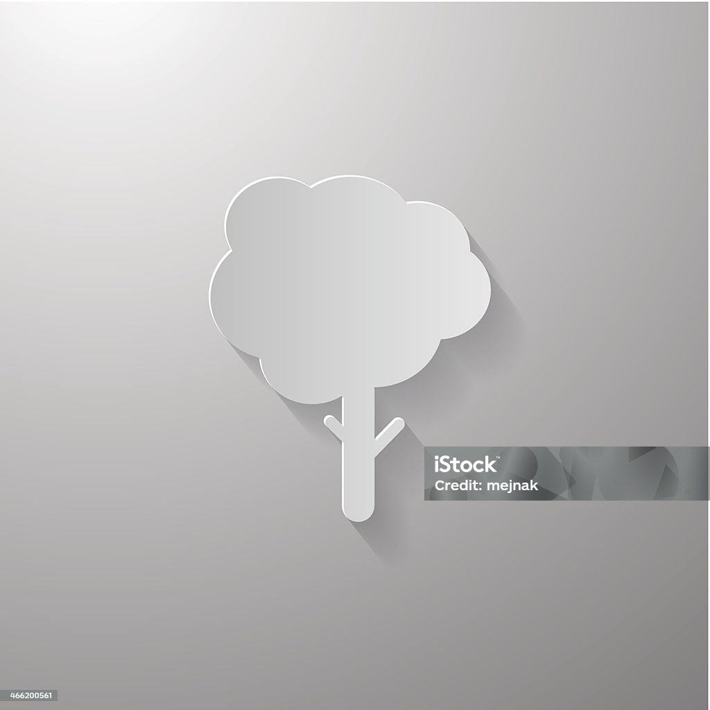 Paper Tree Illustration Stock Illustration - Download Image Now ...