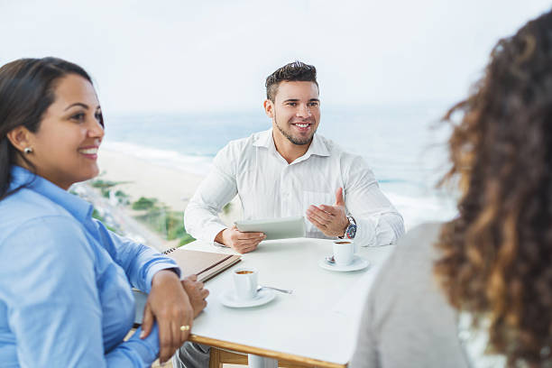 istock Discussing on a business meeting in the office. 466201616