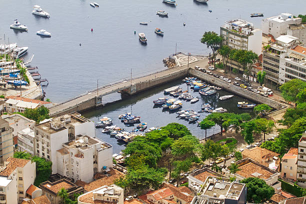 ウルカでリオデジャネイロ - rio de janeiro guanabara bay residential structure urca ストックフォトと画像