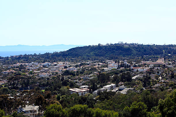 istock Skyline Of Santa Barbara California From High Elevation 466203294