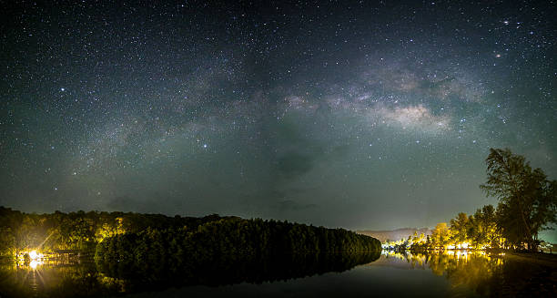 istock Milky Way Galaxy across the river 466206100