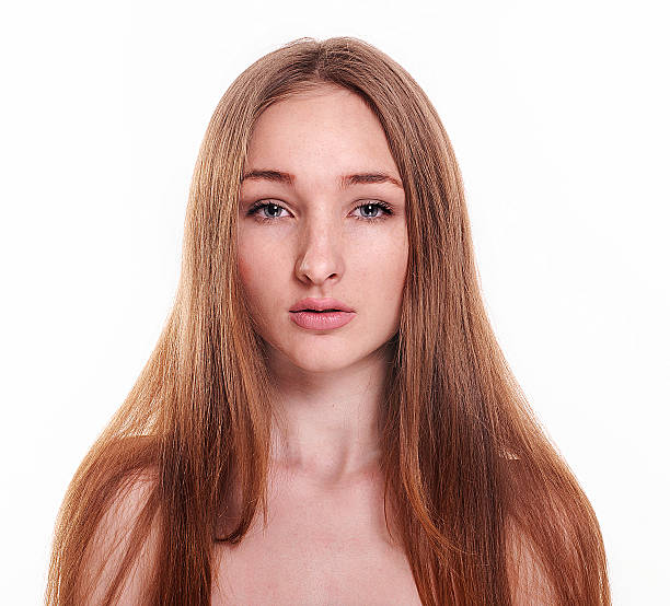 istock Young girl with long hair 466206281