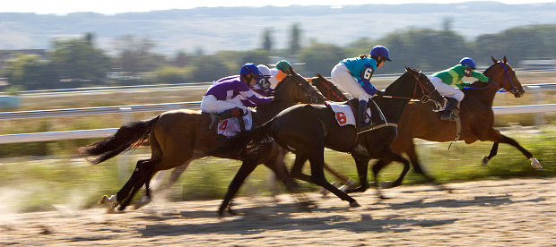 The race for the prize of the Pyatigorsk,Northern Caucasus, Russia.
