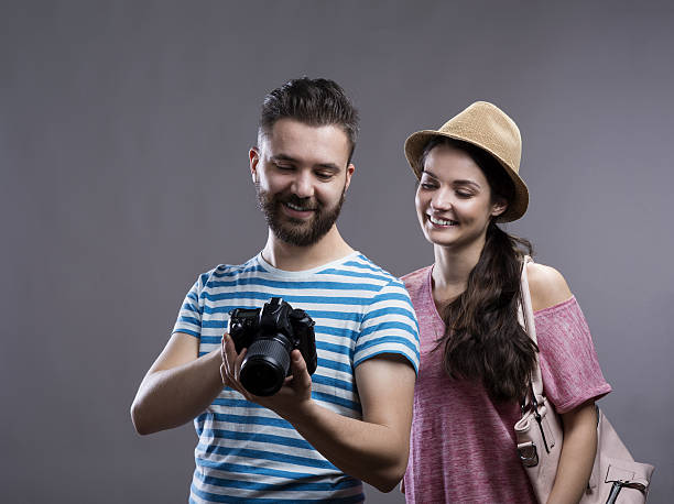 istock Tourist couple. 466207084