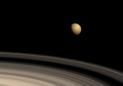 Titan the biggest moon of saturn