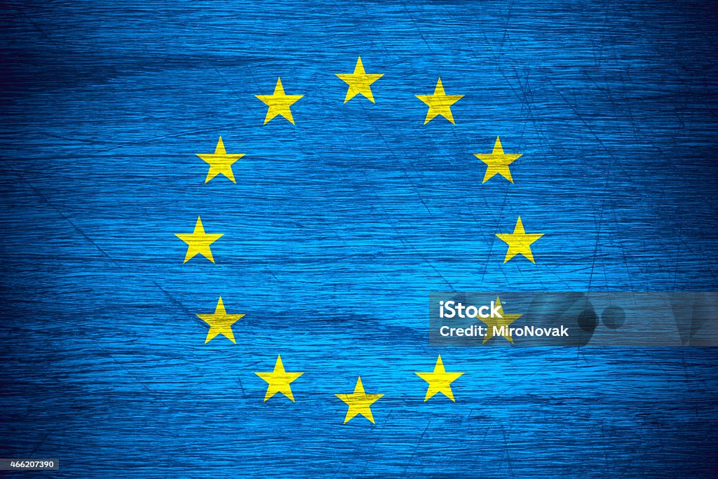 Bandera de la Unión Europea. - Foto de stock de 2015 libre de derechos Bandera de la Unión Europea. - Foto de stock de 2015 libre de derechos