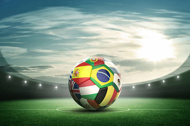 istock Soccer Ball and stadium 466207398