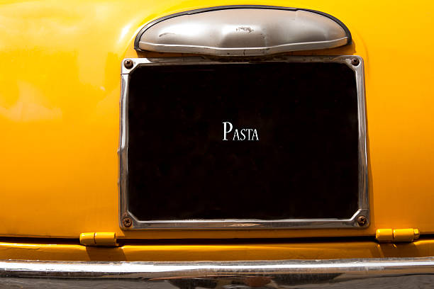 istock License Plate on Vintage Italian Car: 
