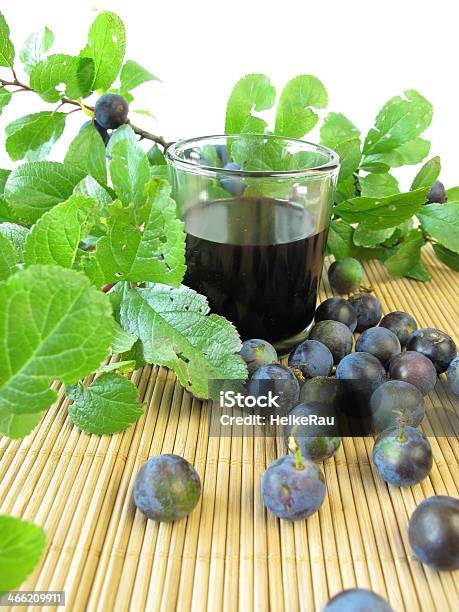 Sloe Fruits Liquor Stock Photo - Download Image Now - Blackthorn, Blue, Hard Liquor