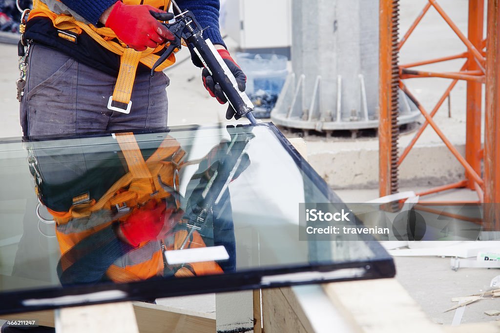 - Glas - Lizenzfrei Bauarbeiter Stock-Foto