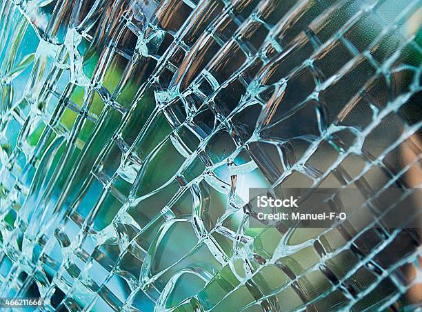 Broken Window Glass Stock Photo - Download Image Now - 2015, Breaking, Broken