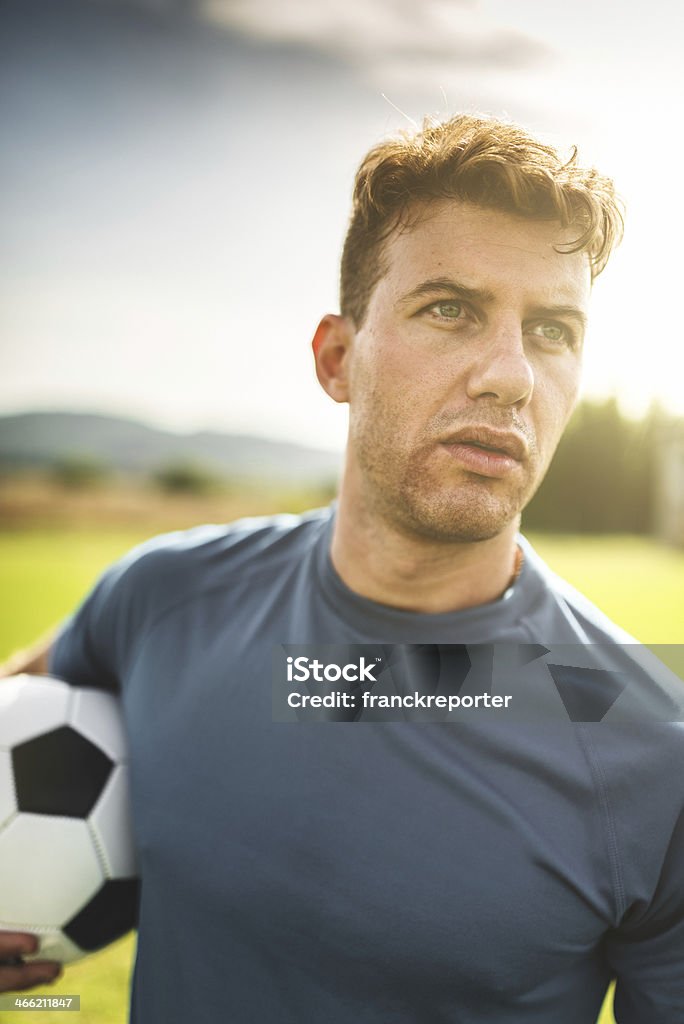 Retrato do Jogador de futebol - Foto de stock de 20 Anos royalty-free