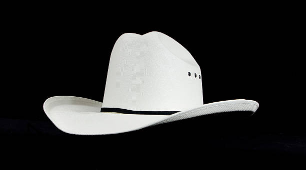 White Cowboy Hat stock photo