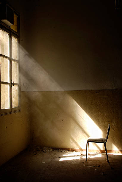 Old room of a hospital stock photo