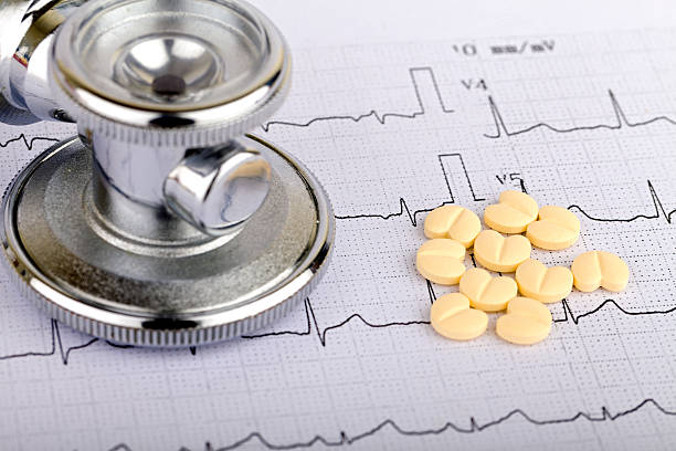 electrocardiogram - rythm - fotografias e filmes do acervo